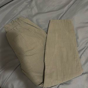 Ardene - Khaki Linen loose pants